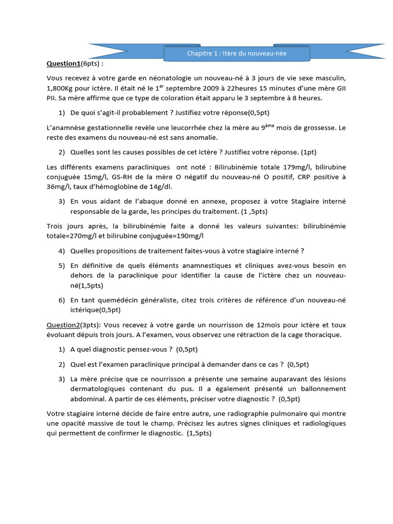 PEDIATRIE 2ième PARTIE | PDF | Tuberculose | Rougeole