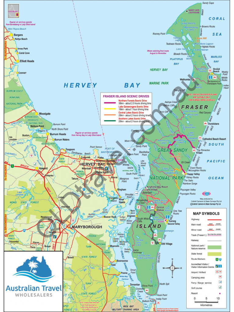 Fraser Island Map | PDF