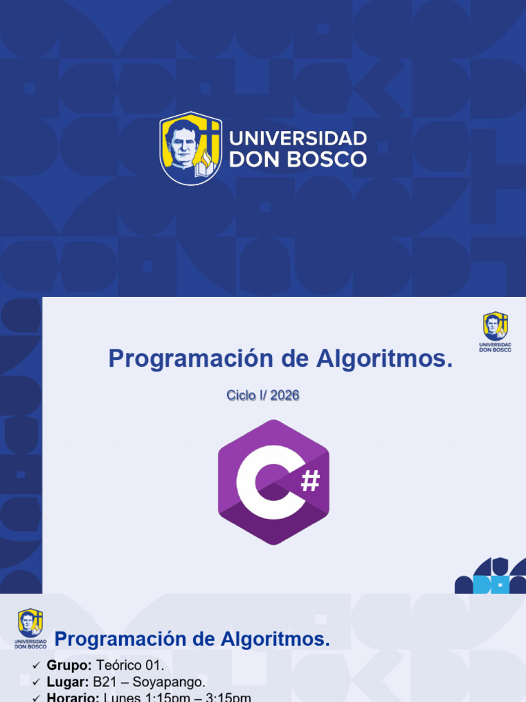 Clase 01 | PDF | Proposición | Programa de computadora