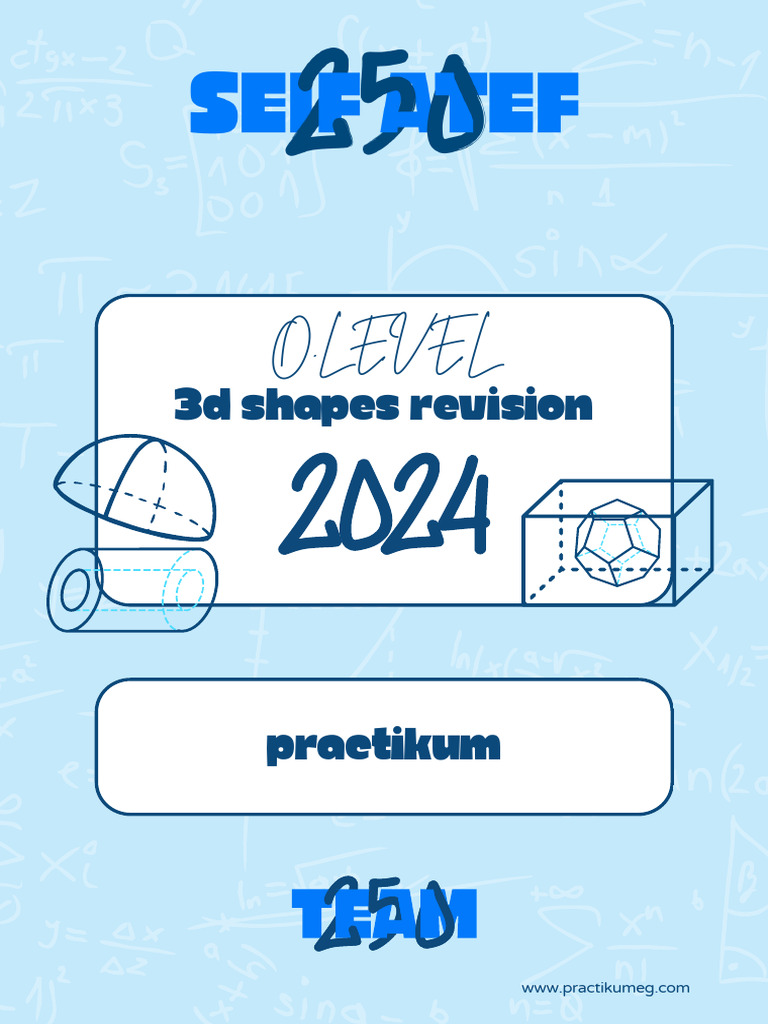 3D SHAPES Revision | PDF
