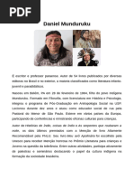 Biografia de Daniel Munduruku | PDF | Brasil | Povos indígenas