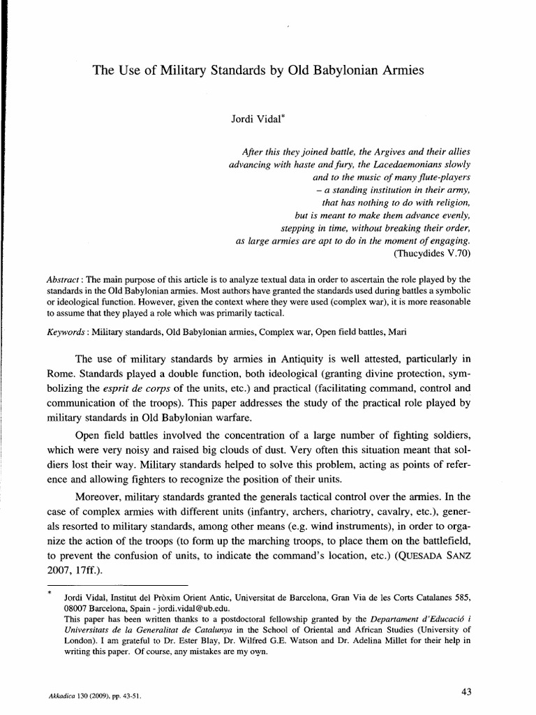 Vidal Military Standards | PDF | Military