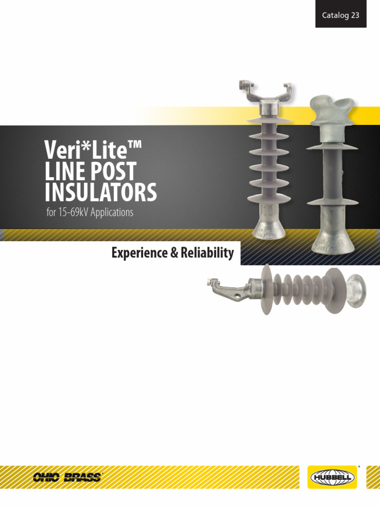 Line Post | PDF | Insulator (Electricity) | Materials