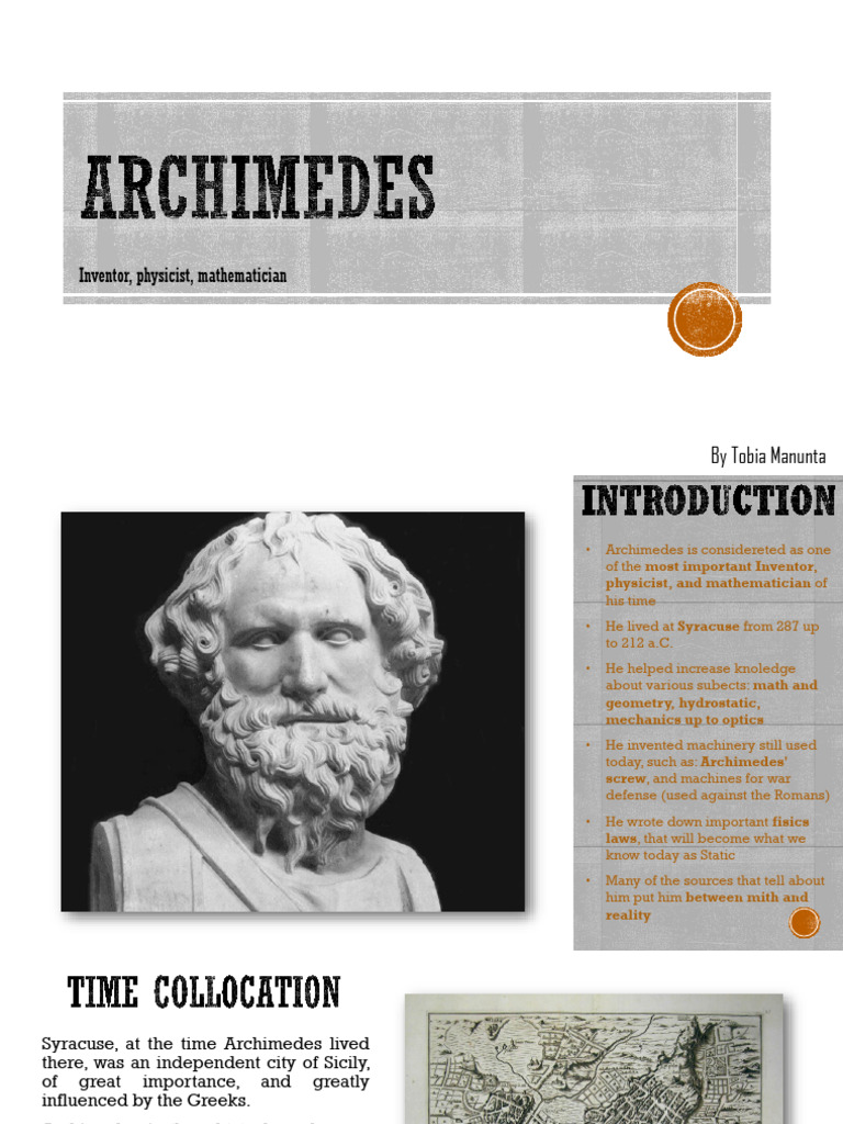 Archimedes of Syracuse | PDF