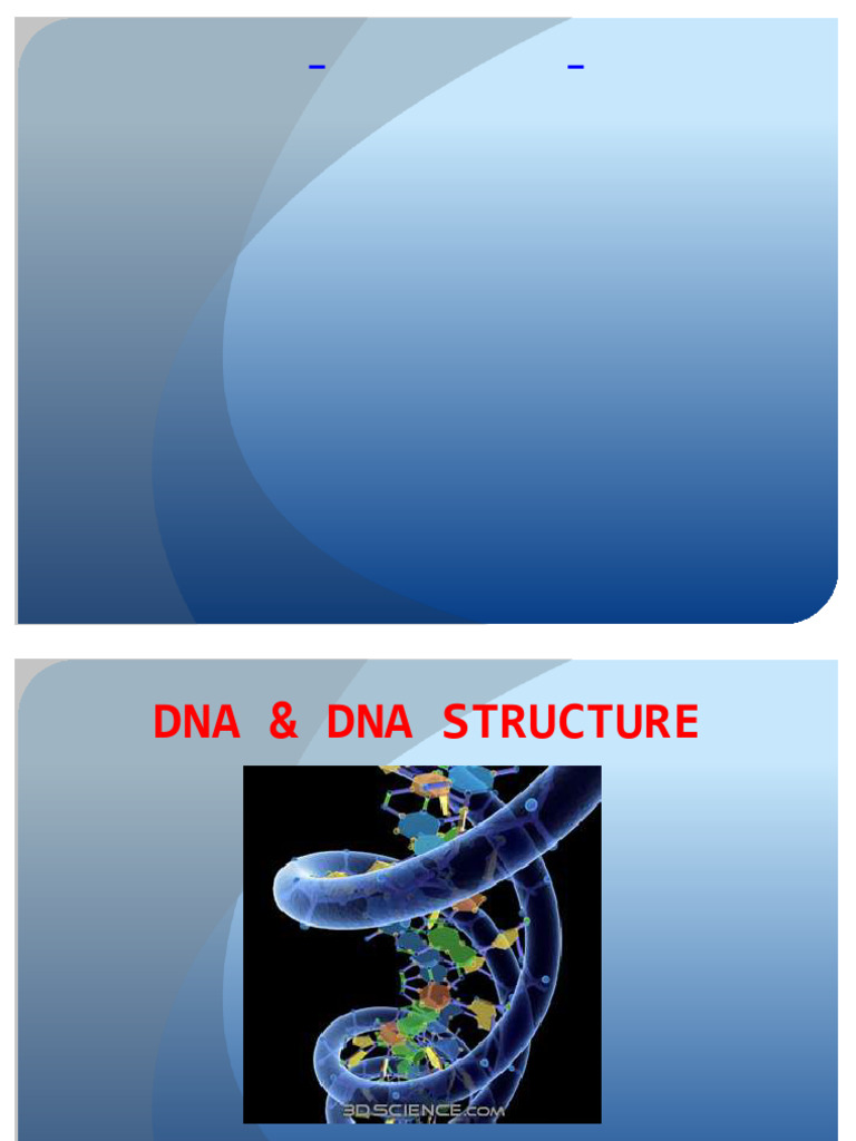 D1 K1 Medical Biology EŞimşek 1 | PDF | Dna | Nucleotides