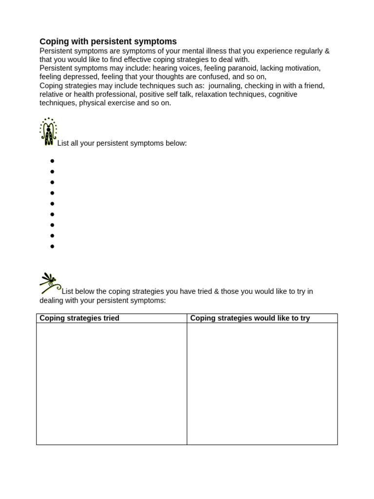 Coping With Persistent Symptoms | PDF