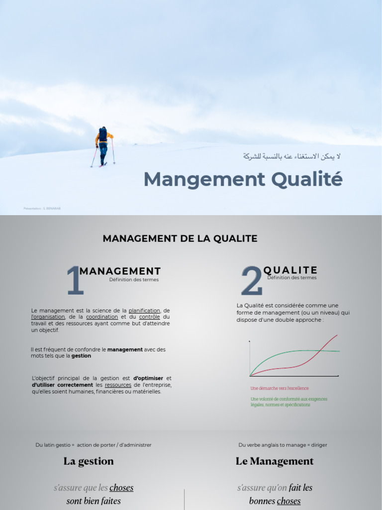 Webscale Management de La Qualité Iso 9001 | PDF | Système de ...