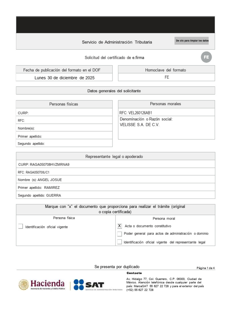 Lunes 30 de Diciembre de 2025: E.firma | PDF | Informática
