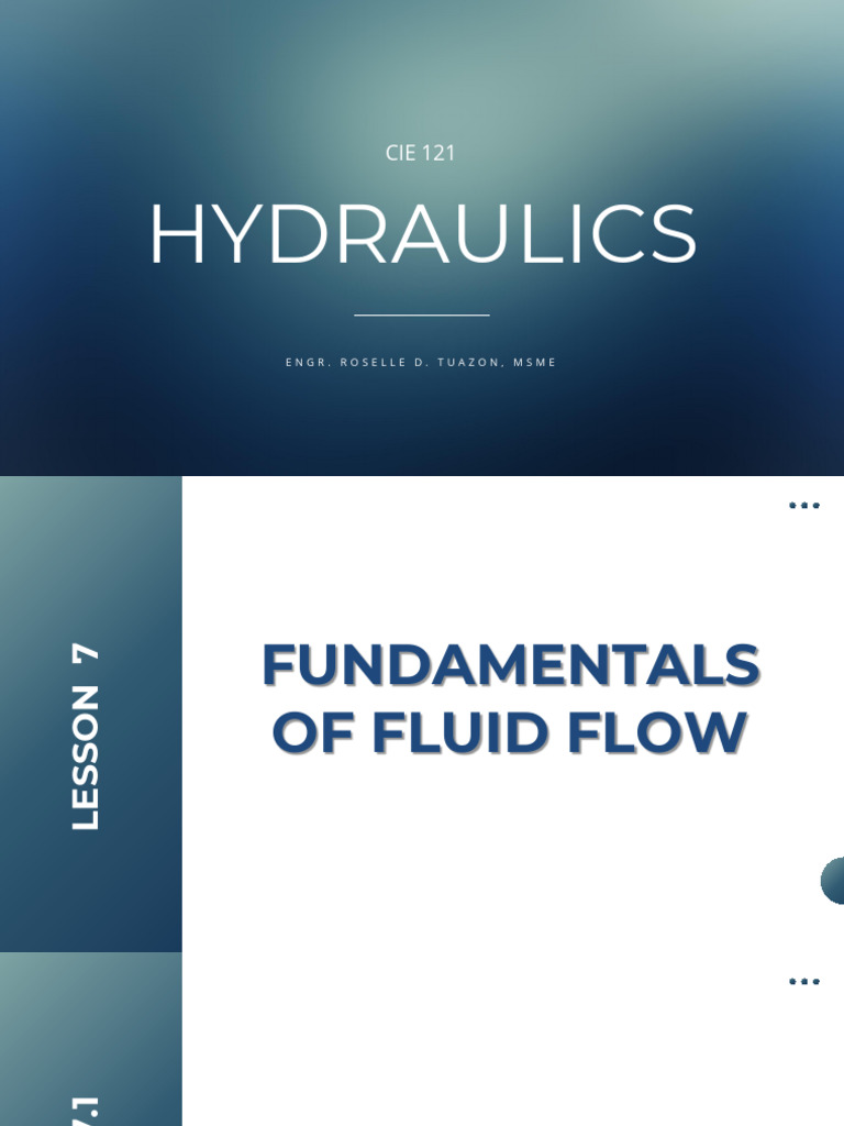 Fundamentals of Fluid Flow | PDF | Fluid Dynamics | Dynamics (Mechanics)