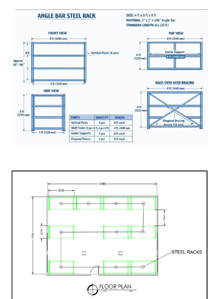 Angle Bar Steel Rack | PDF