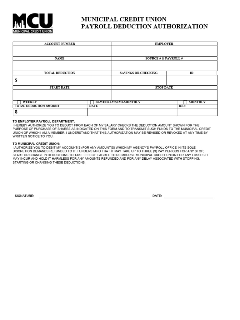 EV1004123 Deduction Form | PDF