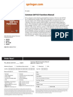 Common Sap r3 Function Modules