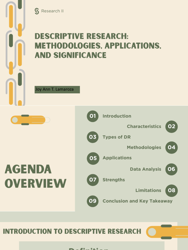 Descriptive Research | PDF | Methodology | Qualitative Research