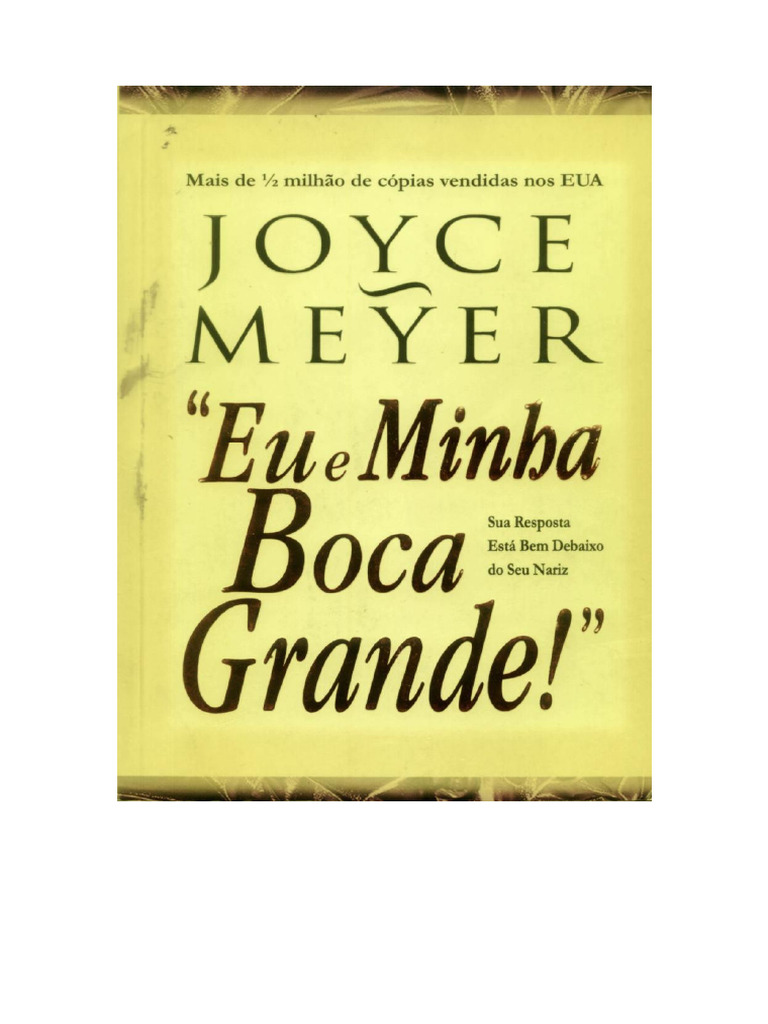 Eu e Minha Boca Grande - Joyce Meyer | PDF | Abraão | Sara