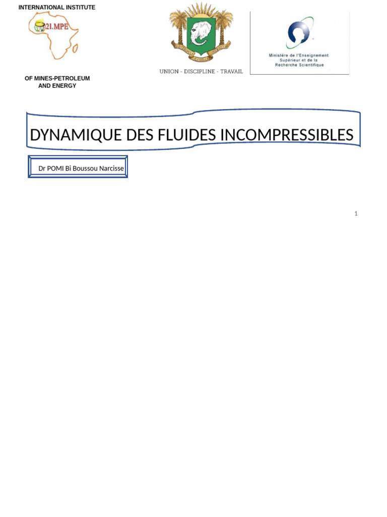 DFI DR POMI | PDF | Densité | Dynamique des fluides