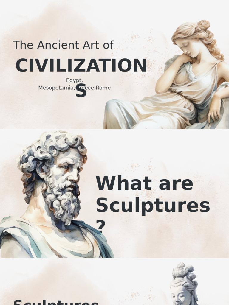 Ancient Sculptures Art Presentation in | PDF | Mesopotamia | Ancient Egypt