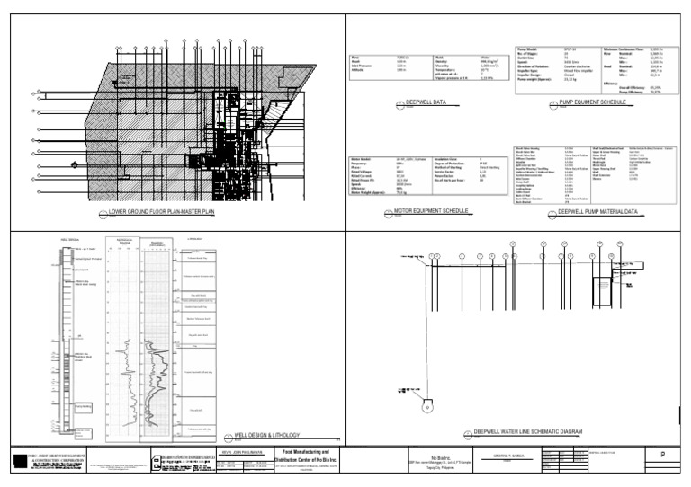 Deepwell As-Built Plan | PDF | Water Supply | Fresh Water