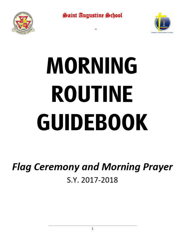 Flag Ceremony Guidebook BOOKLET | PDF | Lord's Prayer | God The Father