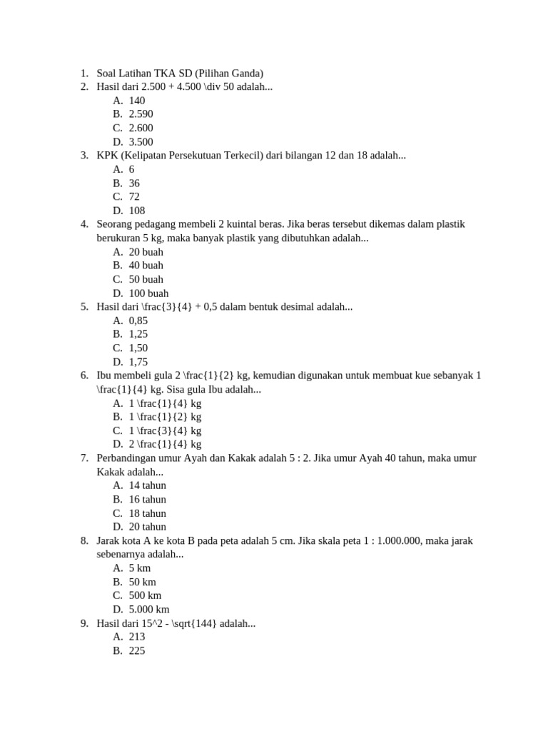 Try Out Tka MTK SD | PDF