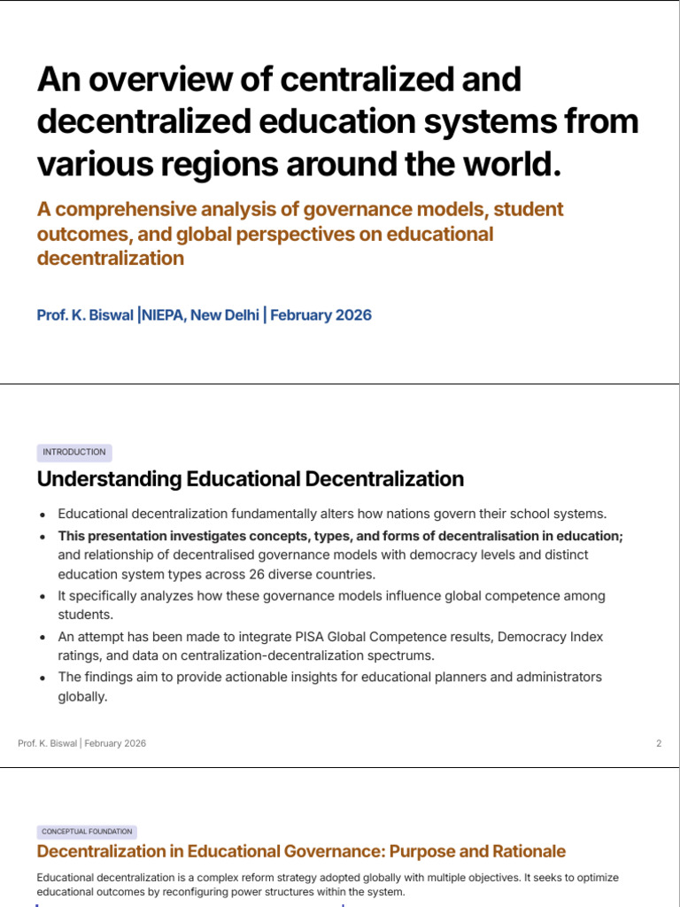 An Overview of Centralized and Decentralized Education Systems From ...