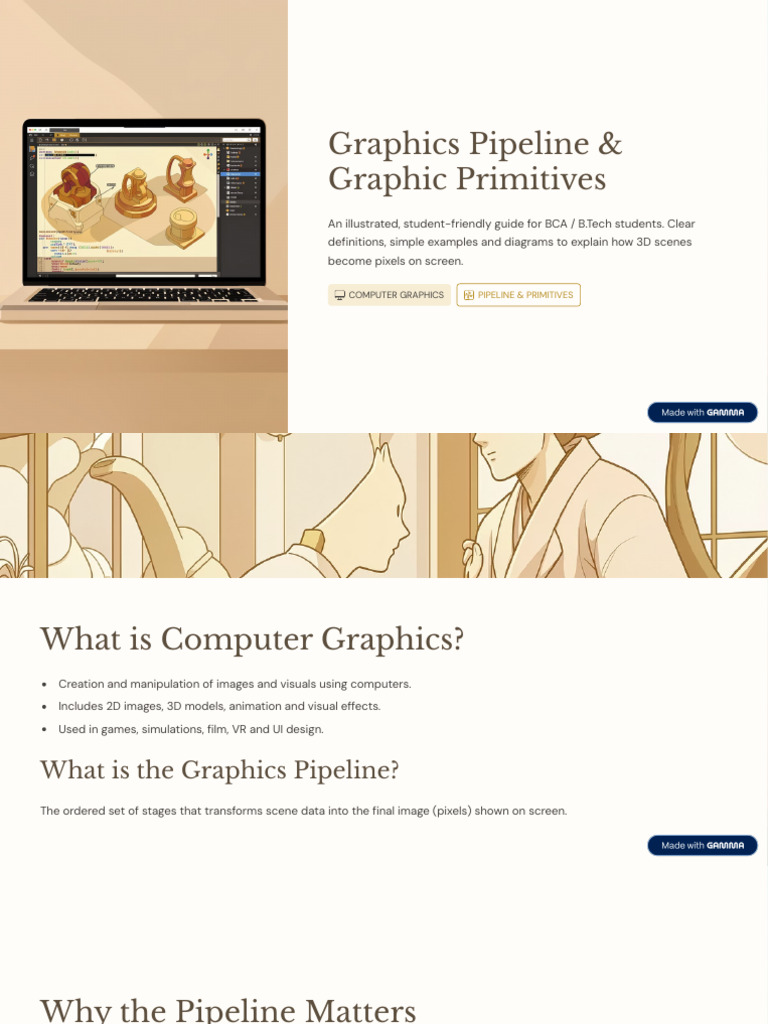 Graphics Pipeline and Graphic Primitives | PDF | Texture Mapping | Shader