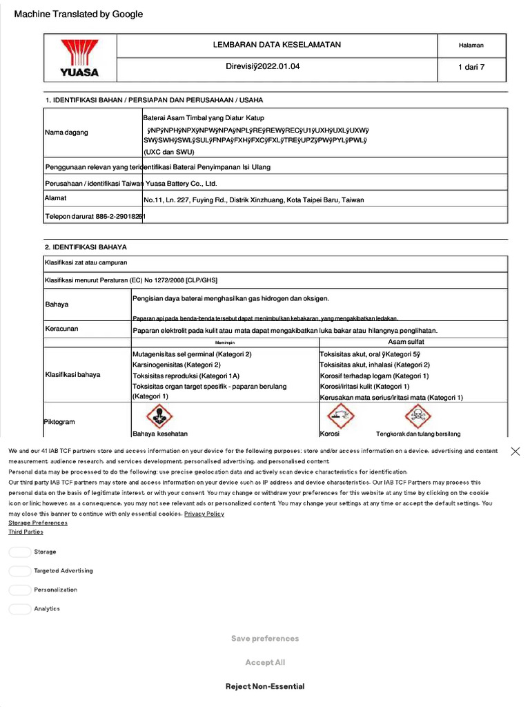 MSDS Pac | PDF