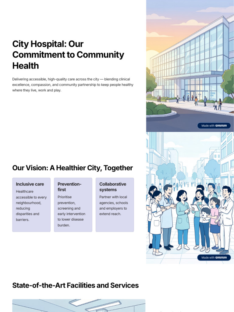 City Hospital Our Commitment To Community Health | PDF | Hospital ...