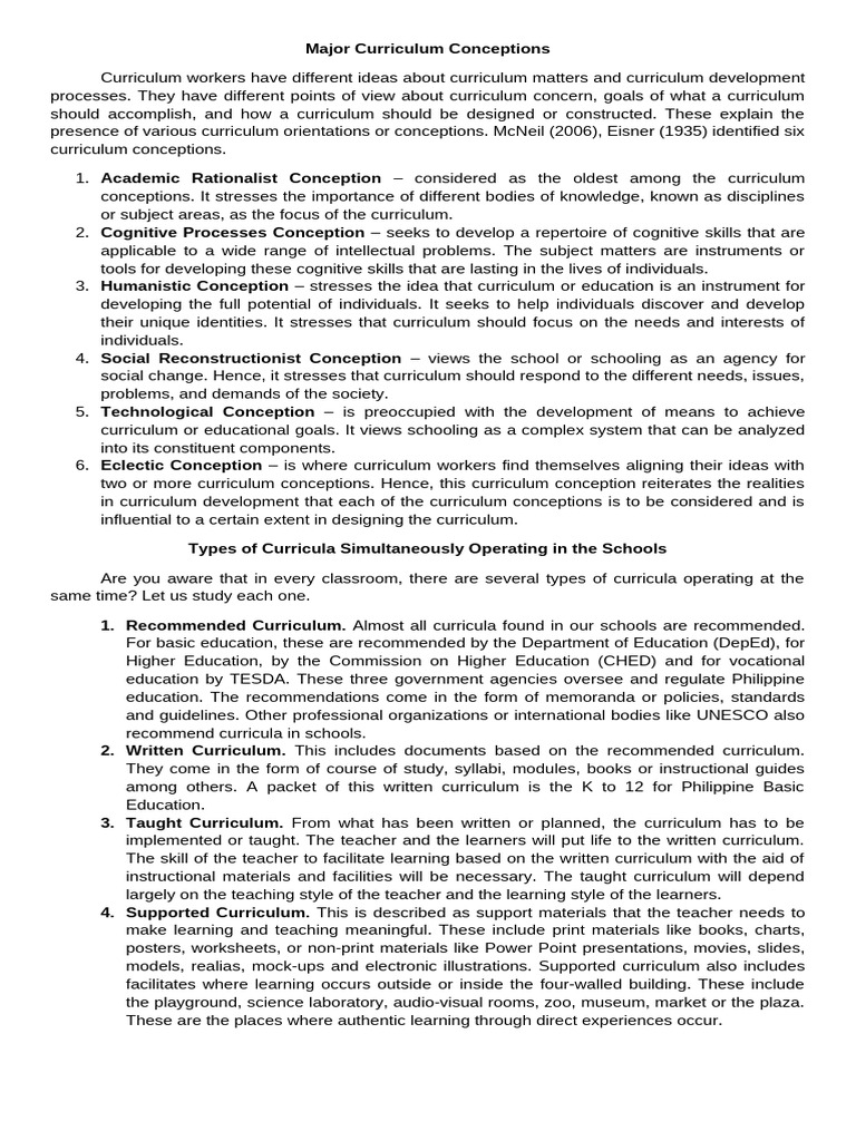 Ed 9 The Teacher and The School Curriculum | PDF | Curriculum | Learning