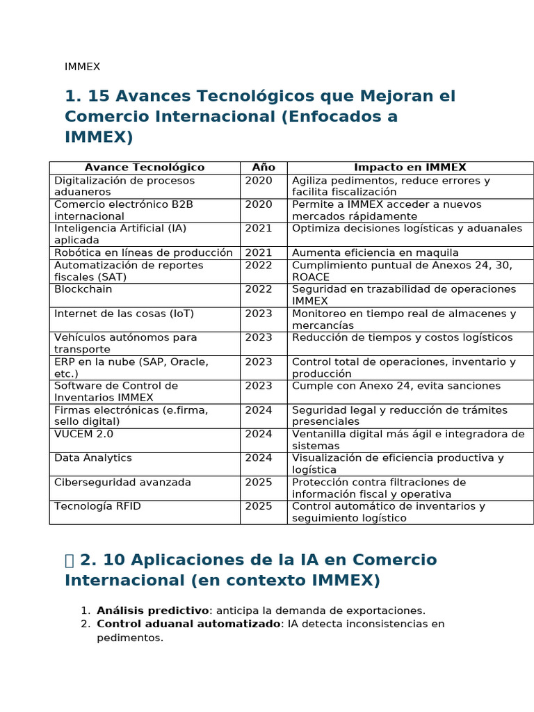IMMEX | PDF | Inteligencia artificial | Inteligencia (IA) y semántica