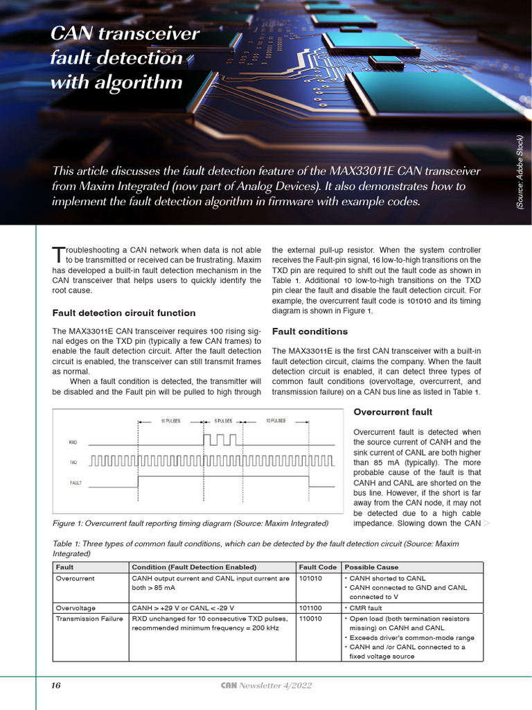 22-4 p16 Can Transceiver Fault Detection With Algorithm Maxim ...