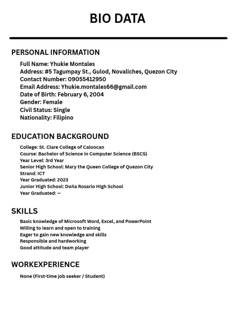 Bio Data - 20260219 - 214522 - 0000 | PDF