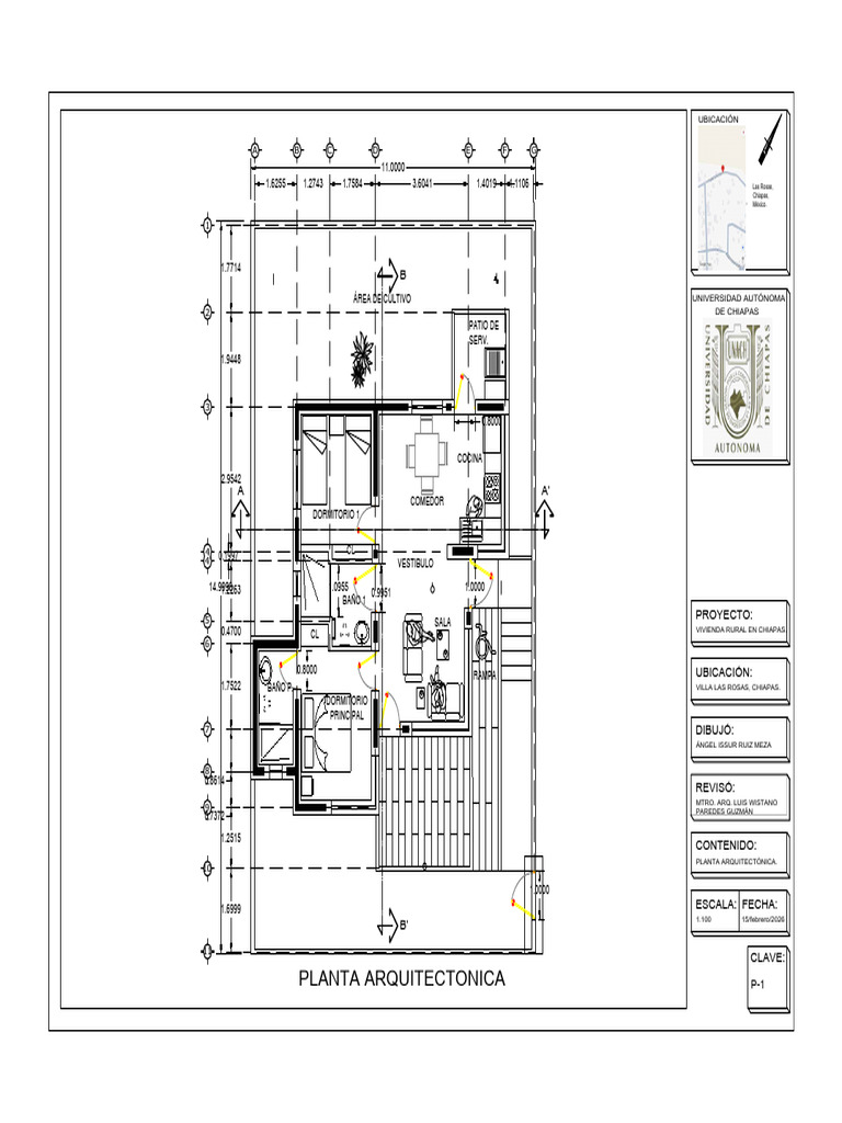 Planta Arq | PDF | Inicio | Habitación
