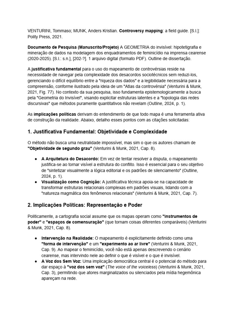 Controversy Mapping | PDF