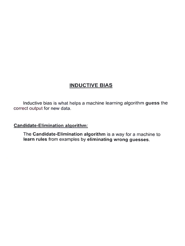Inductive Bias | PDF