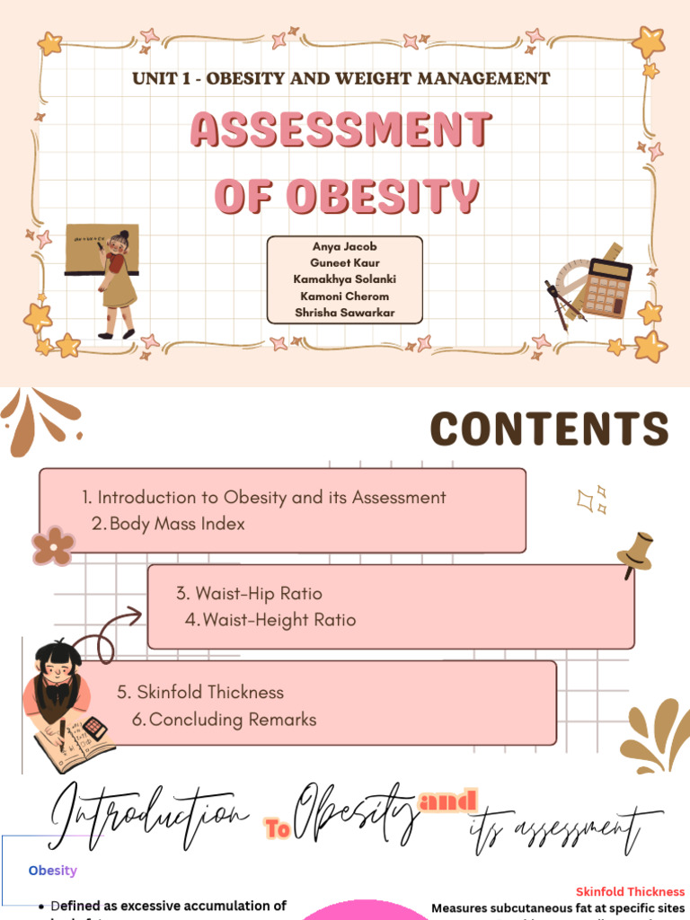 Assessment of Obesity | PDF | Body Mass Index | Abdominal Obesity