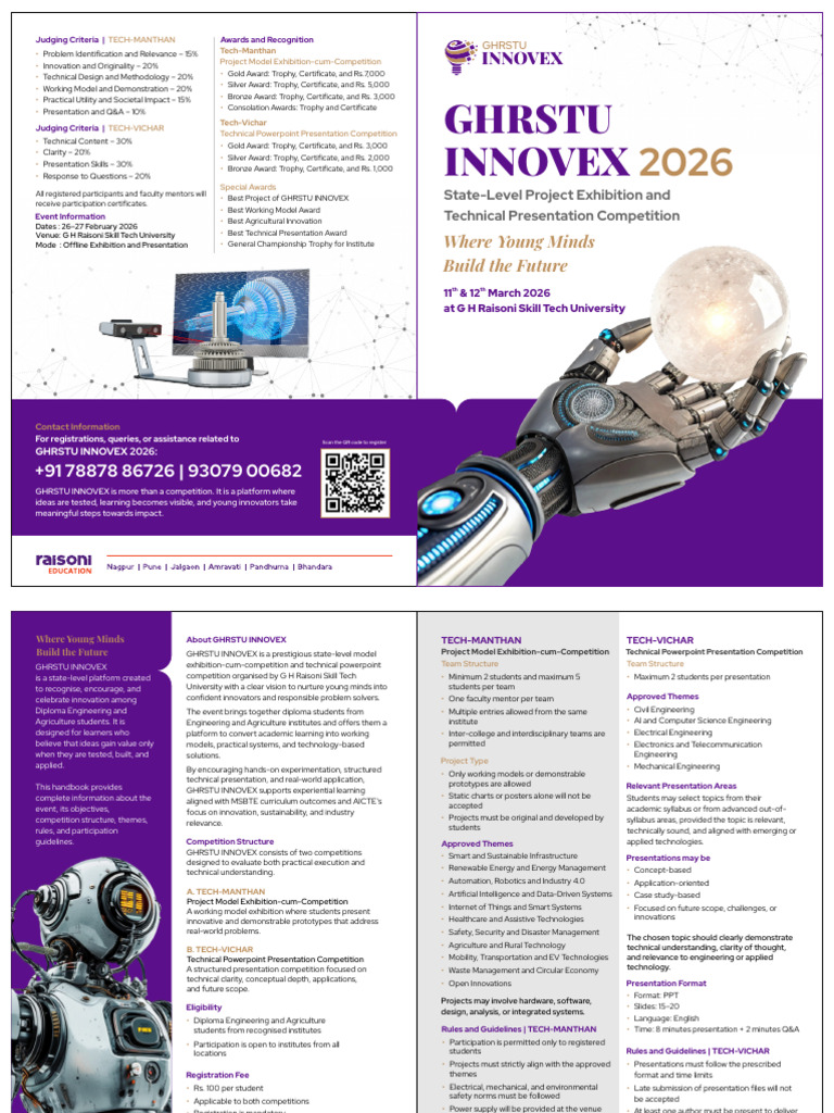 Innovex Booklet | PDF | Engineering | Learning