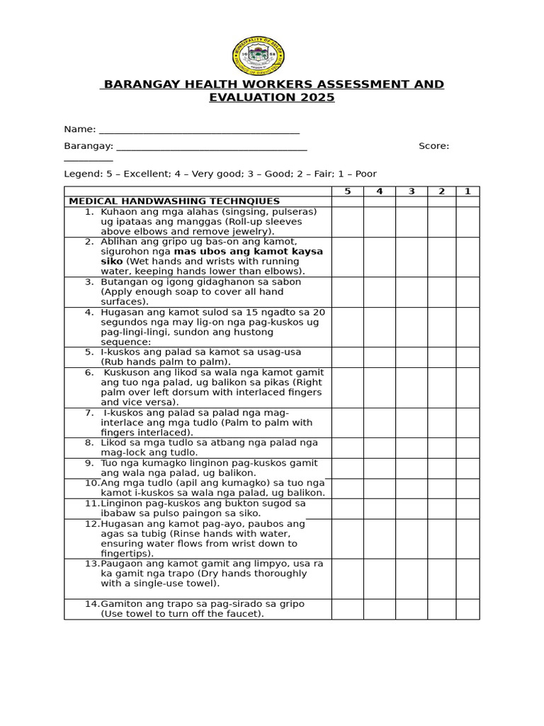 Hadn Washing | PDF
