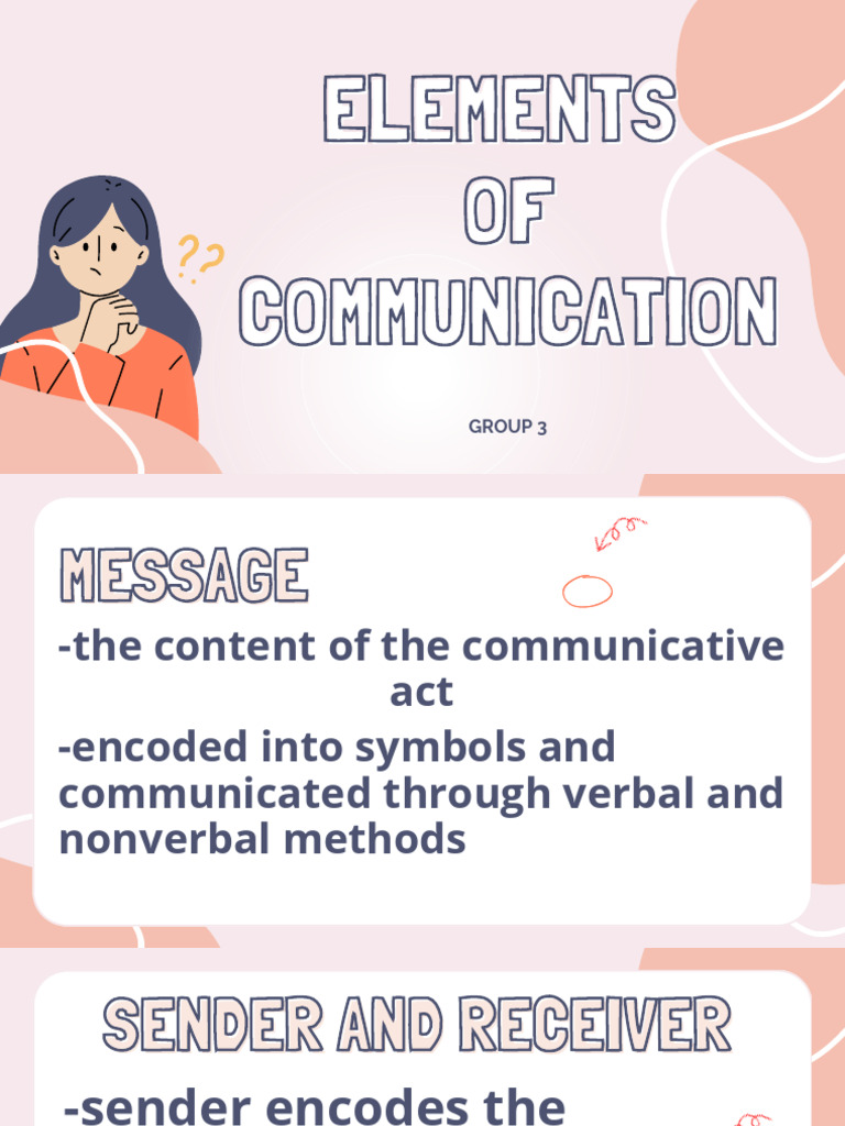 Elements of Communication | PDF