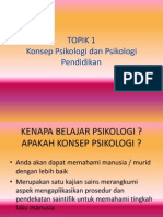 Konsep Psikologi Dan Psikologi Pendidikan