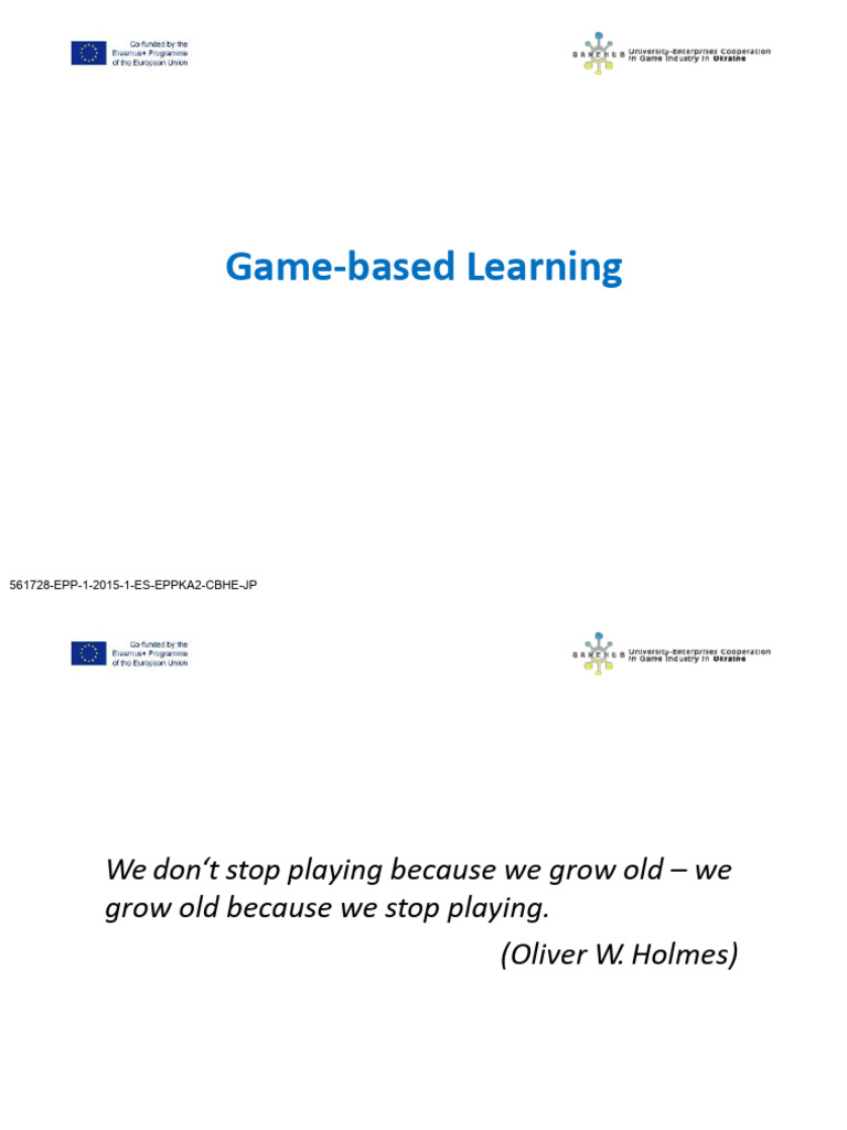 Game Based Learning | PDF | Constructivism (Philosophy Of Education ...