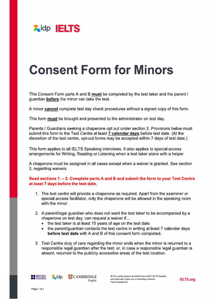 Consent Form Completed | PDF