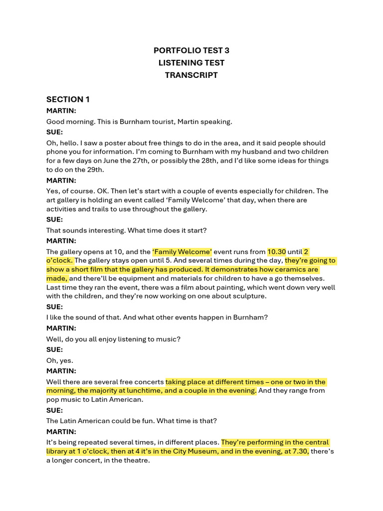 (HK242) Portfolio Test 3 - Transcript | PDF