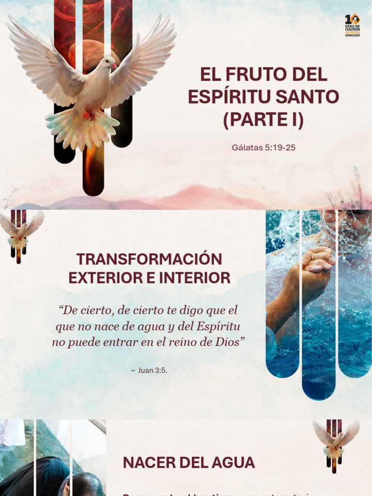 El Fruto Del Espíritu Santo (Parte I) | PDF | espíritu Santo | Amor