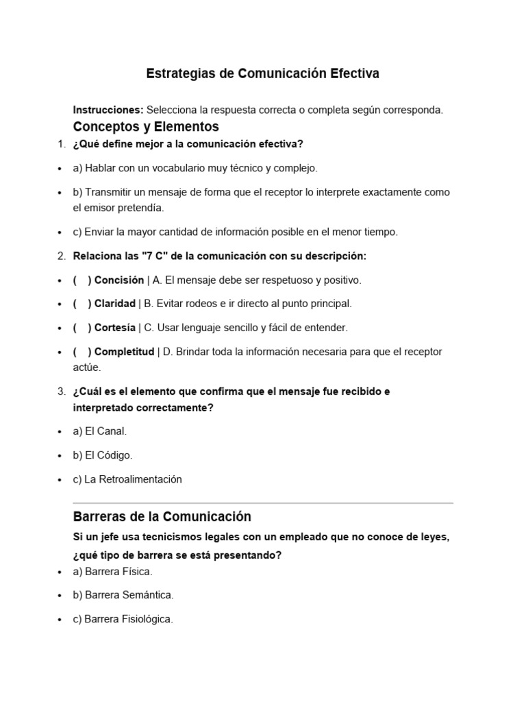 Estrategias de Comunicación Efectiva | PDF | Comunicación ...