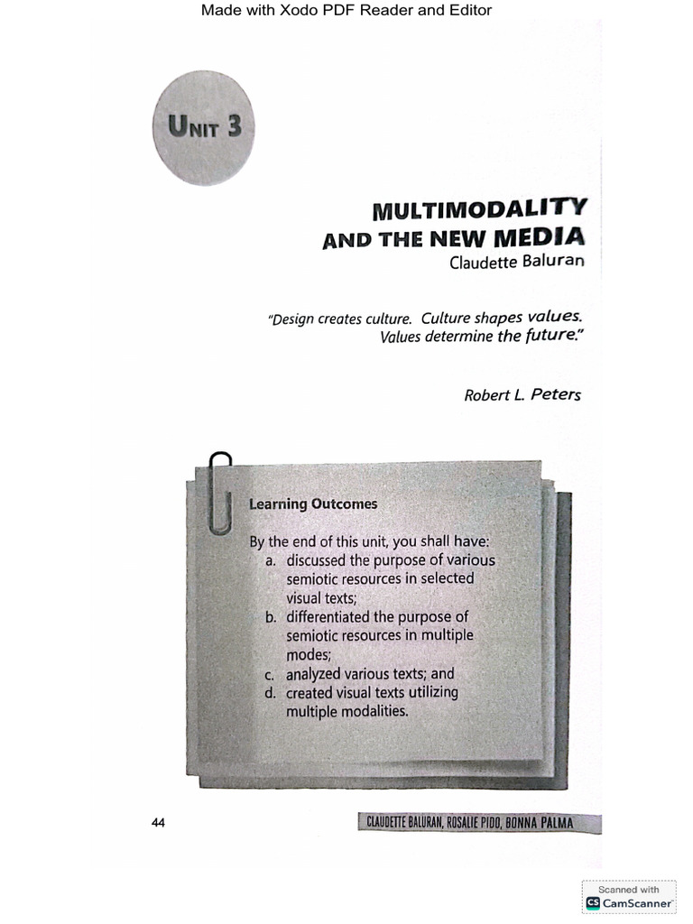 Eng Visual Art Unit 3 | PDF