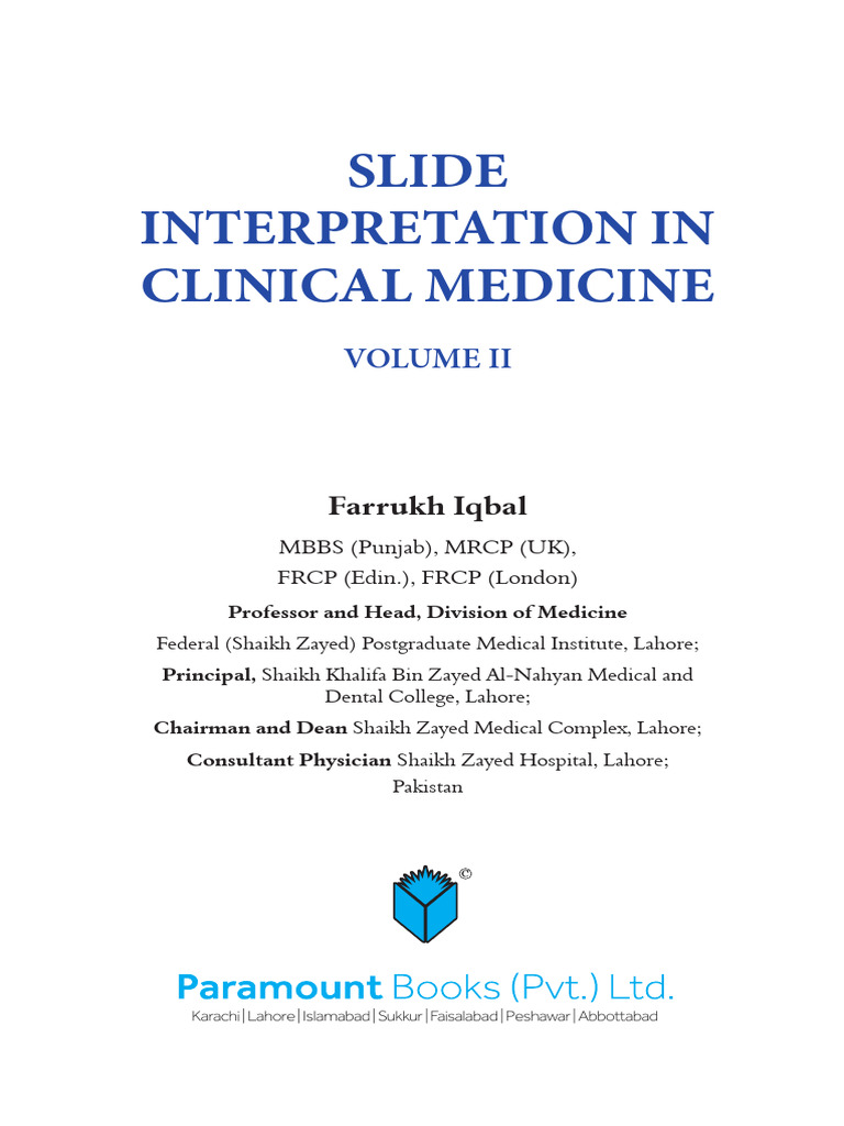 Slide Interpretation Vol II Sample | PDF | Medical Specialties ...