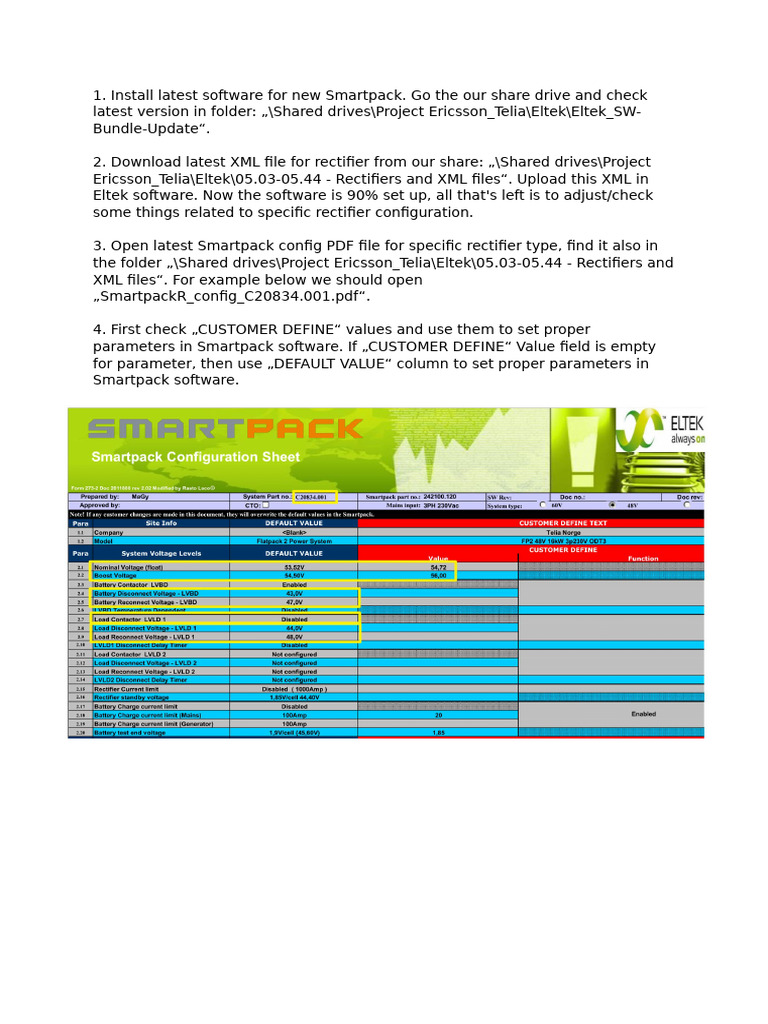 Smartpack Settings - Basic Things | PDF