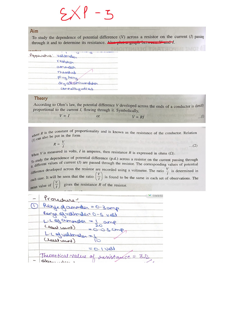 Lab Exp. Phy | PDF