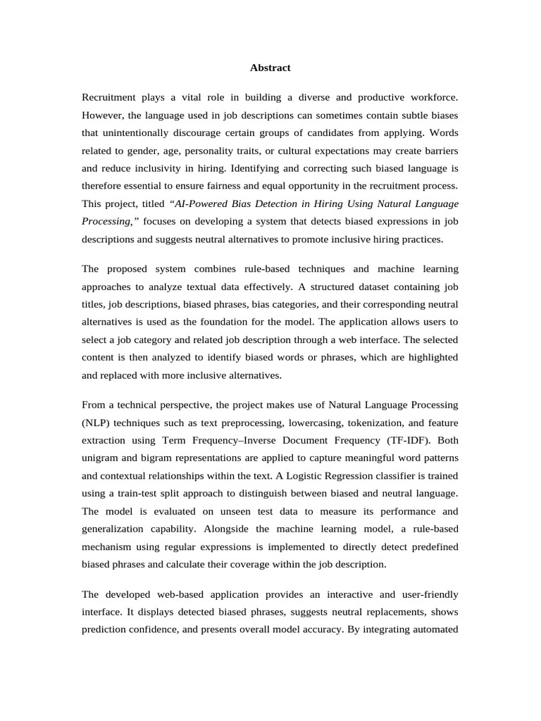 Project Documentation | PDF | Machine Learning | Artificial Intelligence