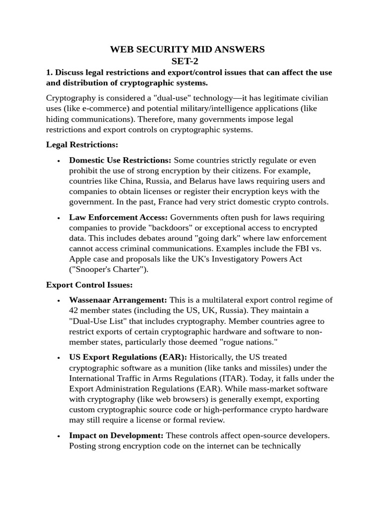 Web Security Set-2 | PDF